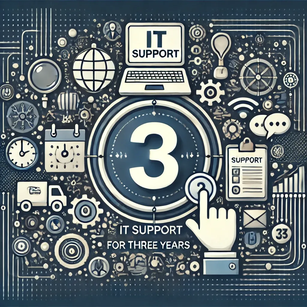 IT support for 3 years